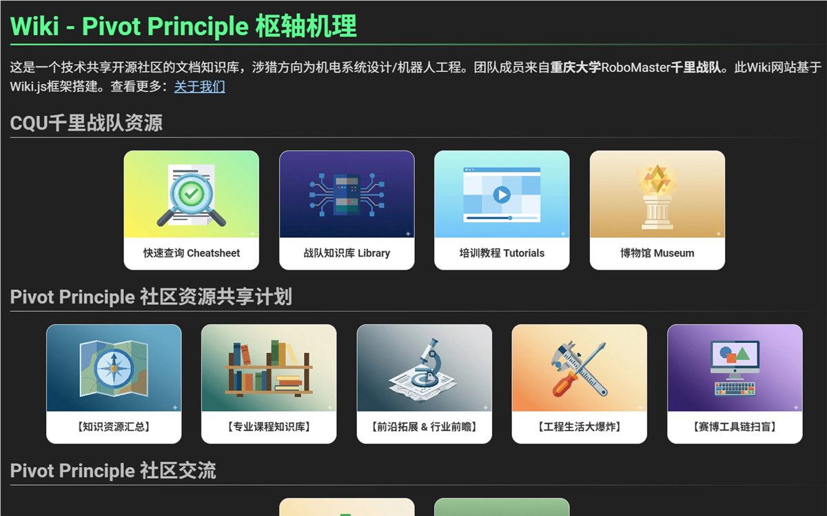 Pivot Wiki 知识库网站